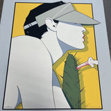 Patrick Nagel Silver Sunbeam Gallery Poster