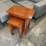 Oak Mission Nesting Side Table
