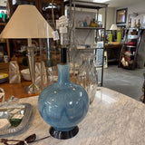 Mid Century Bulbous Ceramic Lamp