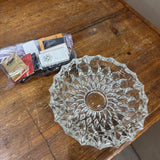 Glass Ashtray w Matches