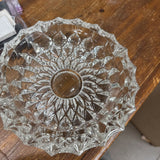 Glass Ashtray w Matches