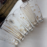 MCM Zodax La Fete SEt of 6 Stemless Champagne Flutes