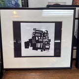 Graphic Abstract Art - Black & White