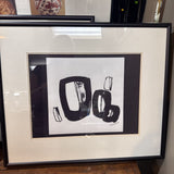 Graphic Abstract Art - Black & White