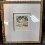 Venetian Girl Color Etching - signed & numbered