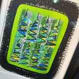 Green Graphic Abstract Art