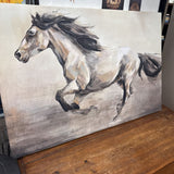 Running Horse Canvas Wall Decor