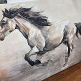 Running Horse Canvas Wall Decor