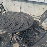 Round Table + 4 Rocker/Swivel Chairs