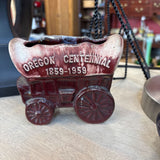 Vintage Oregon Centennial Wagon Planter