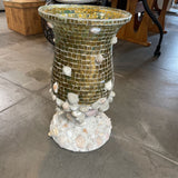 MOP & Seashell Large Decorative Candle Holder