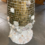 MOP & Seashell Large Decorative Candle Holder