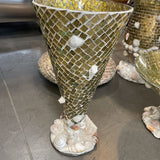 MOP & Seashell Large Decorative Vase