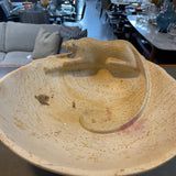 Carved Leopeard Bowl/Stone?