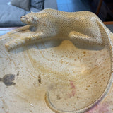 Carved Leopeard Bowl/Stone?