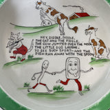 Vintage Hey Diddle Diddle Bowl