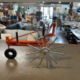 Handmade Folk Sculpture of Tractor