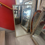 Vintage Mirror with Silver Tone Frame