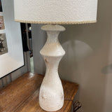 Atomic Sparkle Ceramic Table Lamp w Shade
