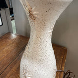 Atomic Sparkle Ceramic Table Lamp w Shade