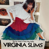 Vintage Virginia Slims Metal Art