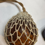 Vintage Amber Glass Fishing Float