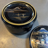Vintage Lacquerware Coaster Set