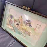3D Chinese Mother-of-Pearl Shell Art Diorama