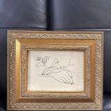 Picasso's Line Drawing 'Sleeping Woman'