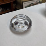 Contemporary Glass Taper or Tealight Candle Holder