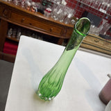 Green Tall Bud Vase