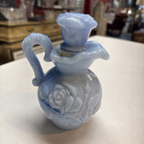 Vintage Avon Victoriana Blue Perfume Bottle