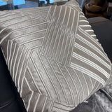 Silver Square Decorative Pillow