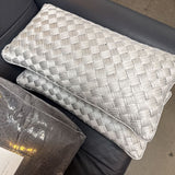 Assorted Lumbar Pillows - Silver &/or Blue