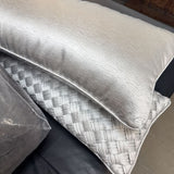 Assorted Lumbar Pillows - Silver &/or Blue
