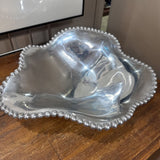 Mariposa String of Pearls Cast Aluminum Bowl