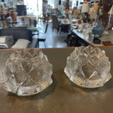 Vintage Orrefors Crystal Firefly Votive