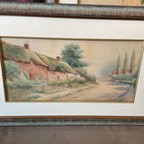 Large Framed Vintage English Countryside Art