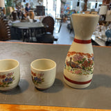 Vintage Sake Set-3 Pieces