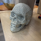 Silver Beaded Skull