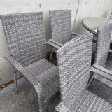Set of 4 Patio Chairs - As Is