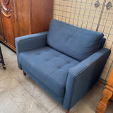 Blue Upholstered Occasional Chair