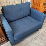 Blue Upholstered Occasional Chair