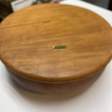 Hand Carved Teak Bowl w/Lid from Thailand