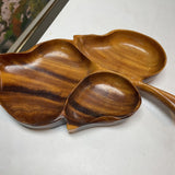 Wood Leaf Bowl