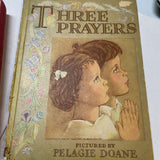 Vintage "Three Prayers For Children" Book