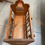 Vintage Handmade Ed Stanley Humpty-Dumpty Toy Crib
