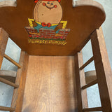 Vintage Handmade Ed Stanley Humpty-Dumpty Toy Crib