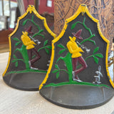 The Wanderer Cast Iron Book Ends