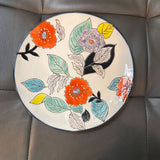 Floral Salad Plate